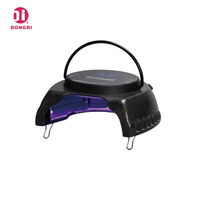 Portable CE/ROHS Passed Zinc Alloy UV LED Dual Gel Lamp For Nail Gel Fast Curing